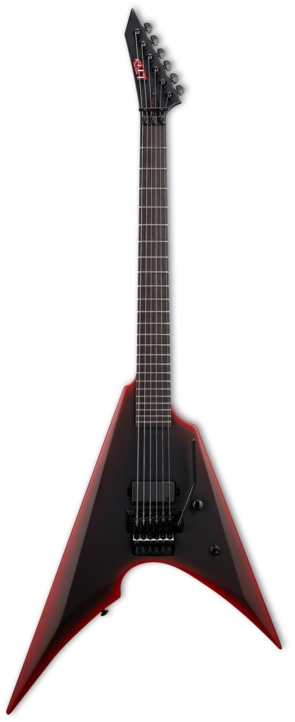 LARROWBKMBLKREDBS Guitarra Electrica LTD Arrow Black Metal Black Red Burst Satin
