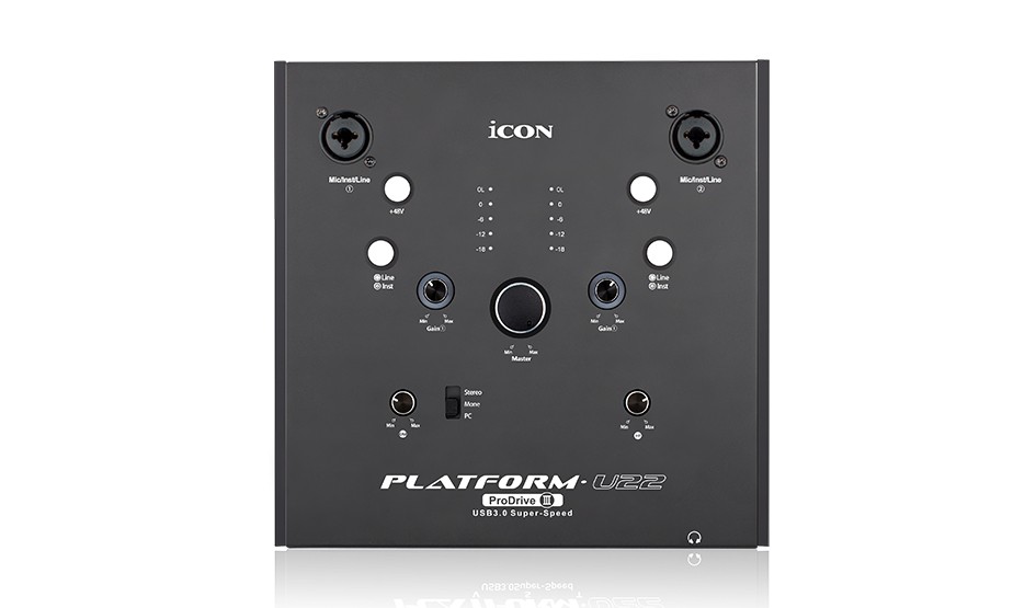 INTERFAZ DE AUDIO DE 2 CANALES PLATFORM U22  