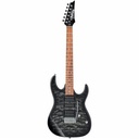 GUITARRA ELÉCTRICA SOMBREADO NEGRO TRANSPARENTE DE LA SERIE GIO IBANEZ GRX70QA-TKS