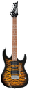 GRX70QA-SB GUITARRA ELECTRICA AMBAR SOMBREADO TRANSPARENTE DE LA SERIE GIO IBANEZ 