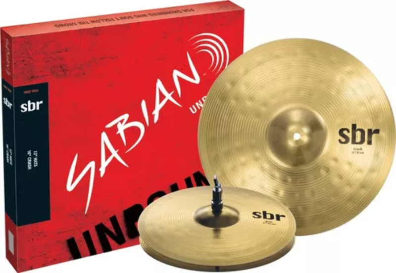 PLATILLOS SABIAN PAQ 13"HI HATS & 16" THIN CRASH SBR5001