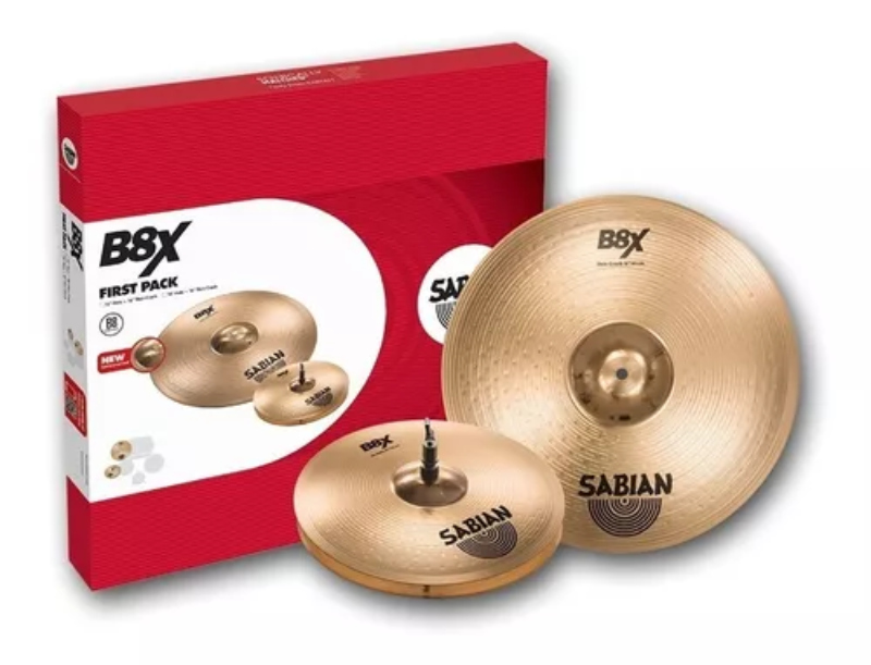45011X PLATILLOS SABIAN B8X PAQ 14" HI-HATS & 16" THIN CRASH 