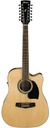 GUITARRA ELECTROACÚSTICA NATURAL DE 12 CUERDAS  IBANEZ PF1512ECE-NT