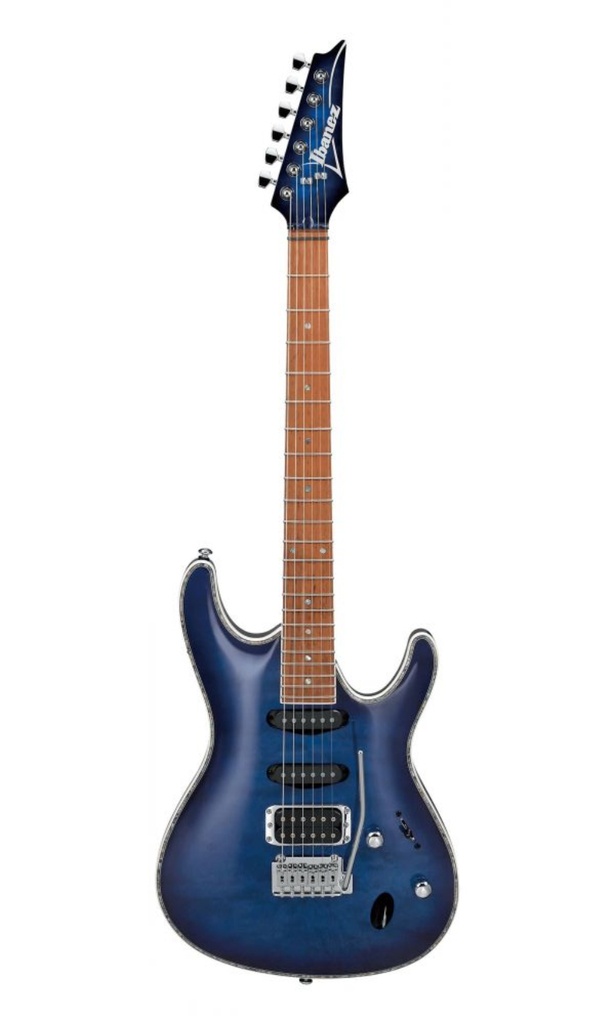 GUITARRA ELÉCTRICA AZUL SOMBREADO DE LA SERIE SA IBANEZ SA360NQM-SPB