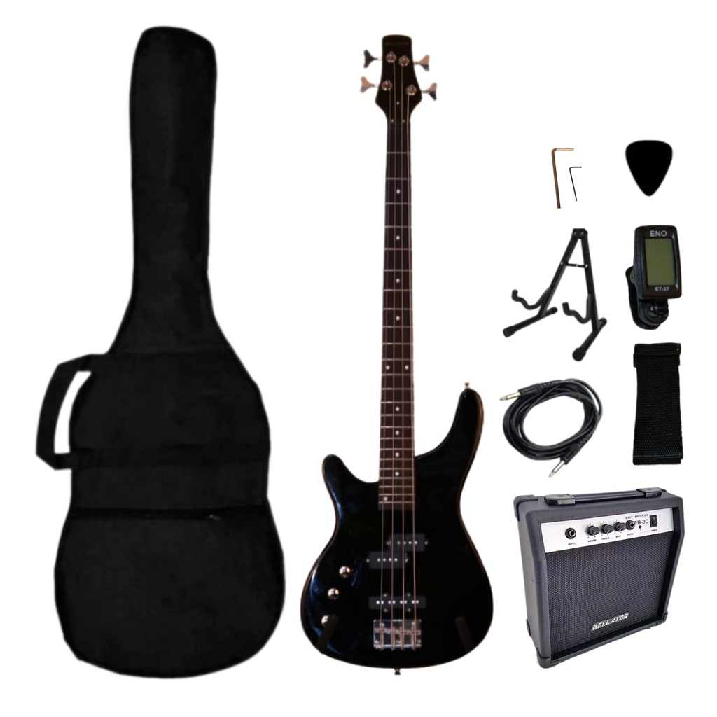 PAQUETE DE BAJO ELÉCTRICO ZURDO Bellator