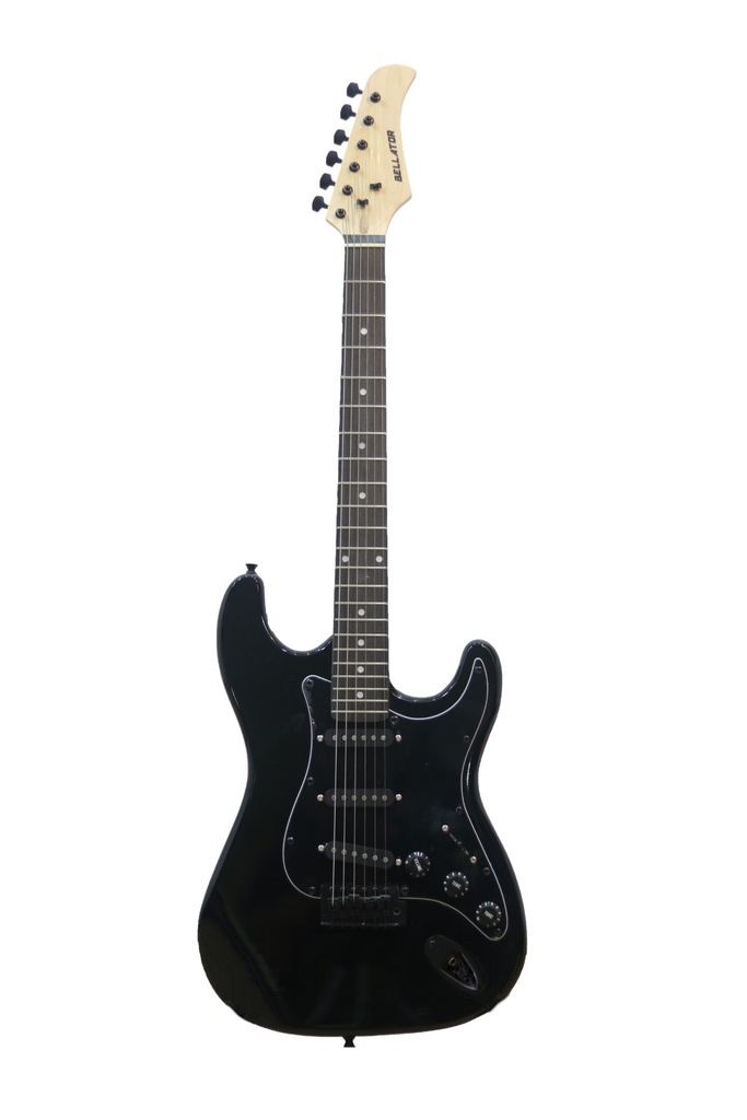 PAQUETE DE GUITARRA ELÉCTRICA STRAT BELLATOR NEG10WST-BKB