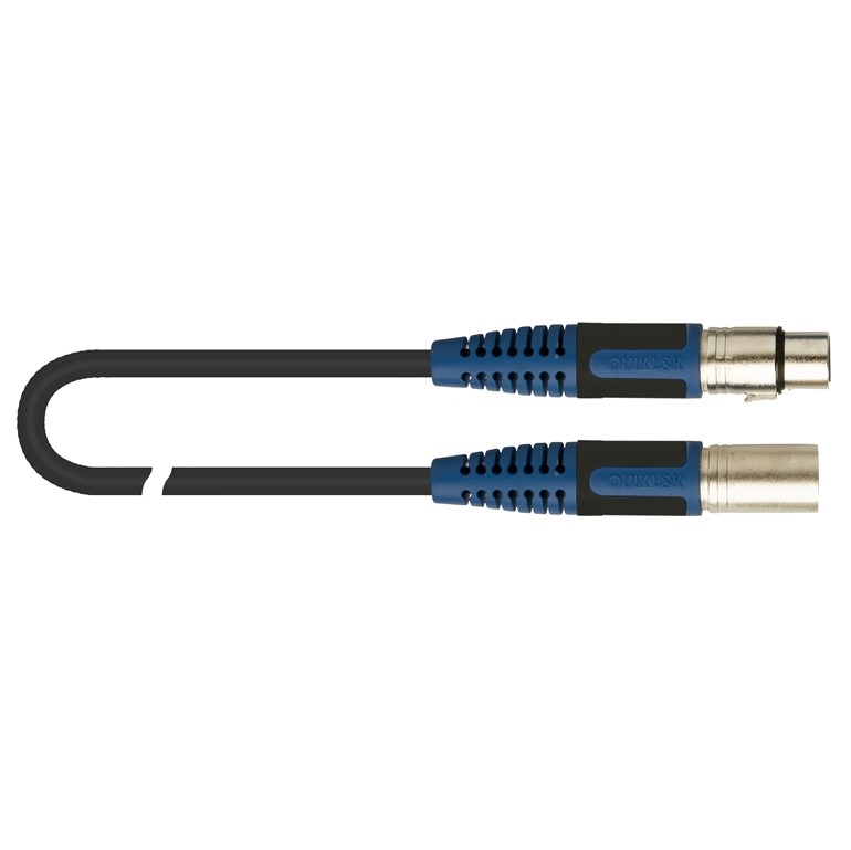 RKSM/340-1 Cable Para Micrófono Xlr Macho Xlr Hembra Quiklok 
