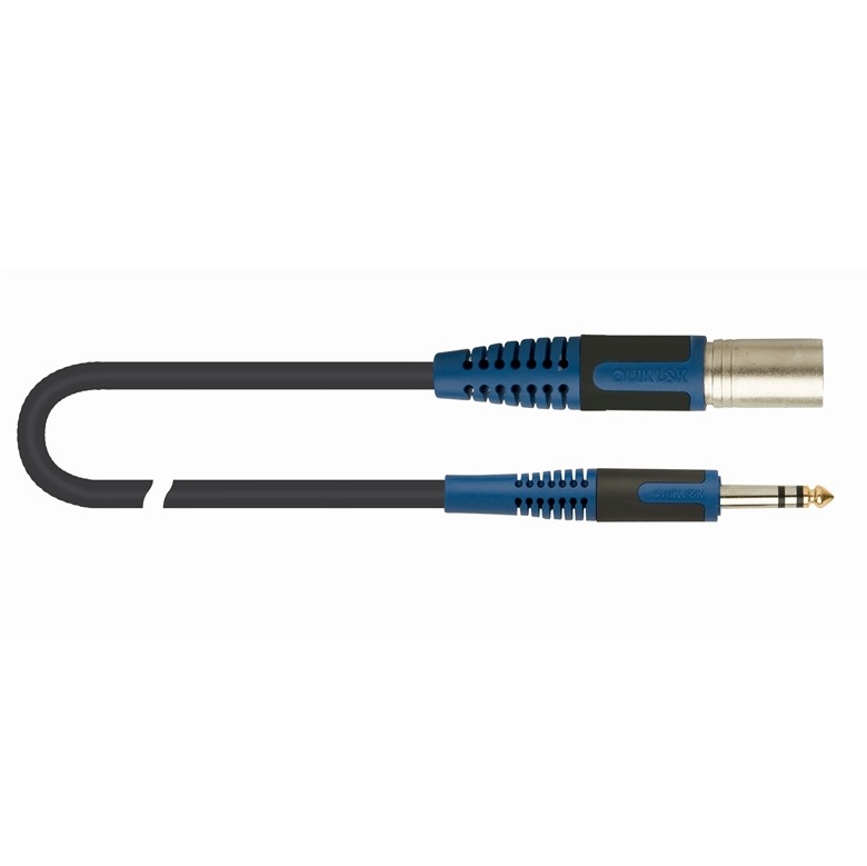 RKSM/344-2 Cable Para Micrófono Xlr Macho A Plug 6.3 Stereo Quiklok