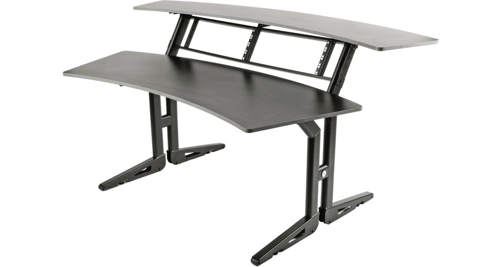 MESA PROFESIONAL DE ESTUDIO CON RACK DE 8 ESPACIOS QUIKLOK Z/630BK