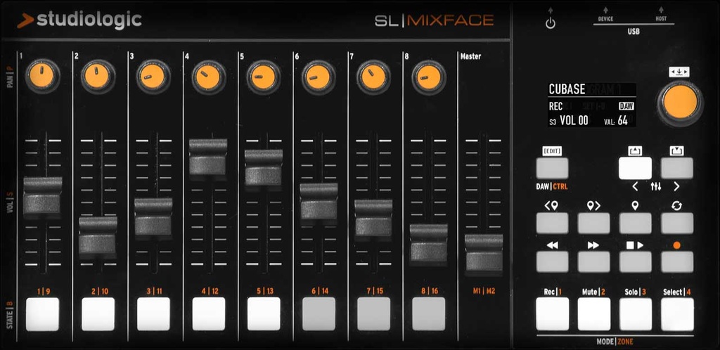 SL MIX FACE Controlador Midi/Usb Bluetooth StudioLogic