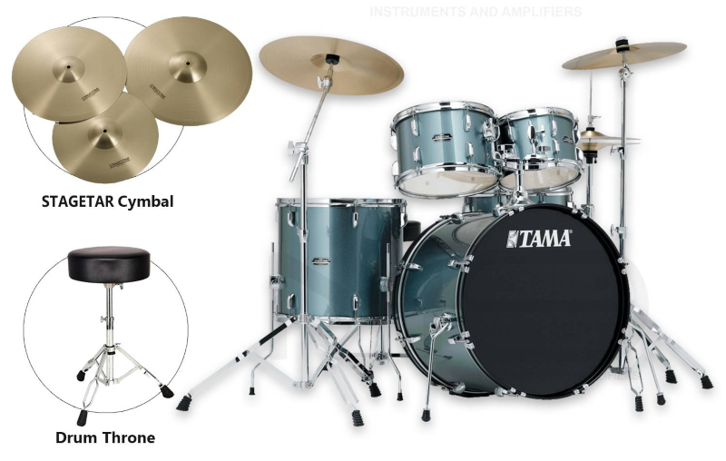 BATERIA TAMA "STAGESTAR" 5 PZS COMPLETA SG52KH6C-CSV