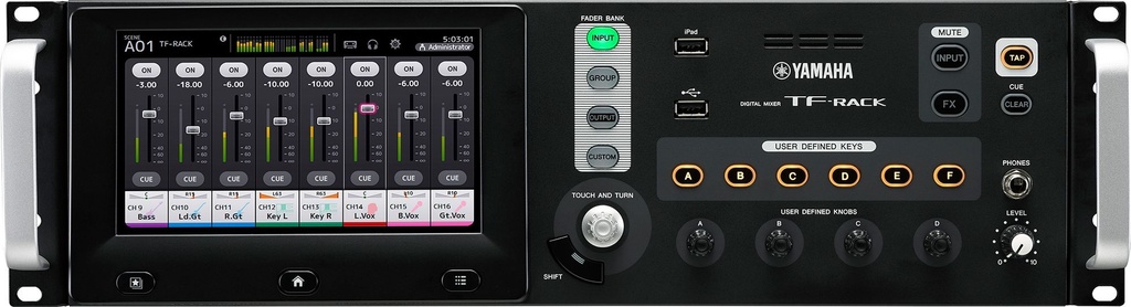 TFRACK CONSOLA DE MEZCLA DIGITAL PARA RACK DE 16 CANALES TF YAMAHA 