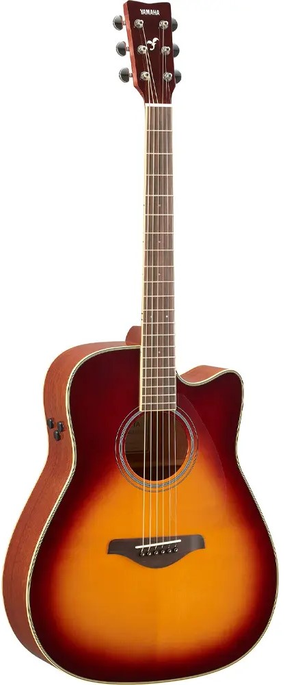 GUITARRA ELECTROACÚSTICA DREADNOUGTH TRANSACOUSTIC YAMAHA FGC-TABS