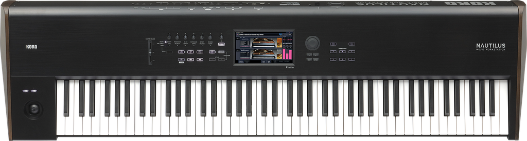 Korg Nautilus 88 – Workstation musical de alto rendimiento con teclado RH‑3 y grabadora HD