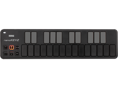 TECLADO CONTROLADOR MIDI NANO KORG NANOKEY2BK