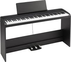  Korg B2SPBK – Piano Digital 88 Teclas con Stand y 3 Pedales (Negro)