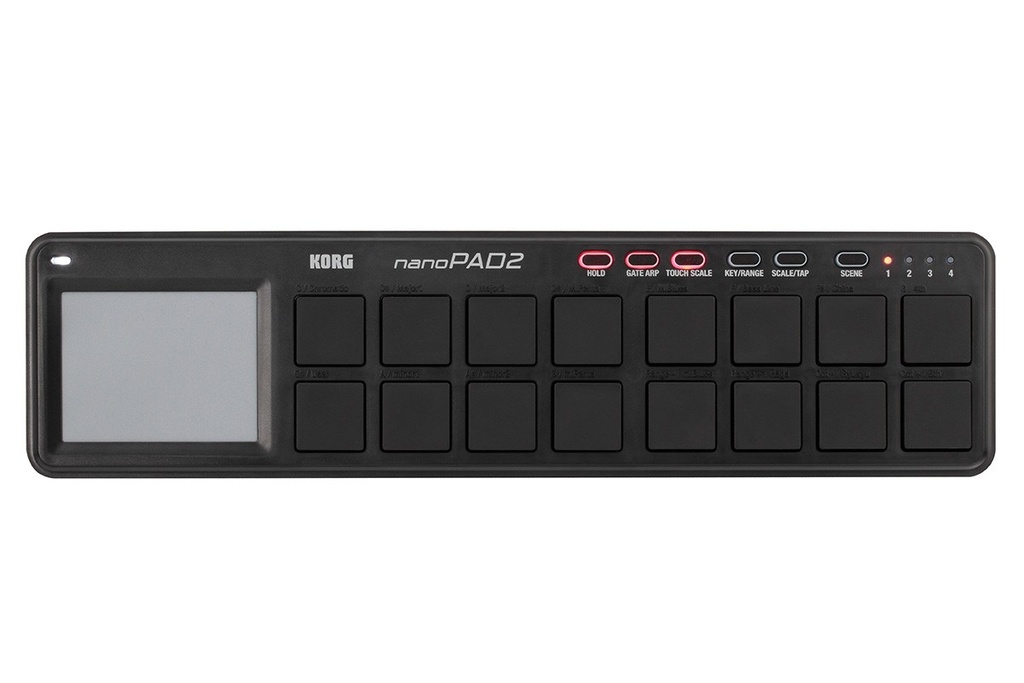 CONTROLADOR MIDI NANO KORG NANOPAD2BK