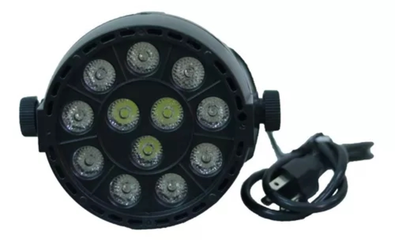 PAR DE LED LUCENDI (PLASTICO) ASTRA 12X1