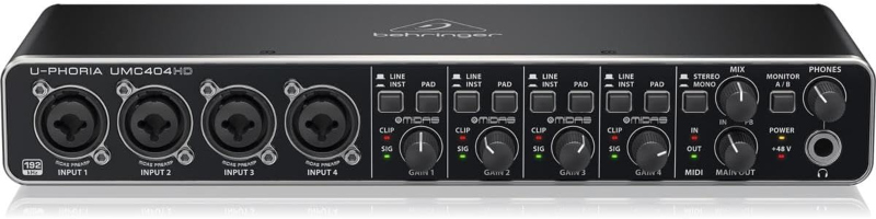 INTERFASE BEHRINGER 4X4 UMC404HD