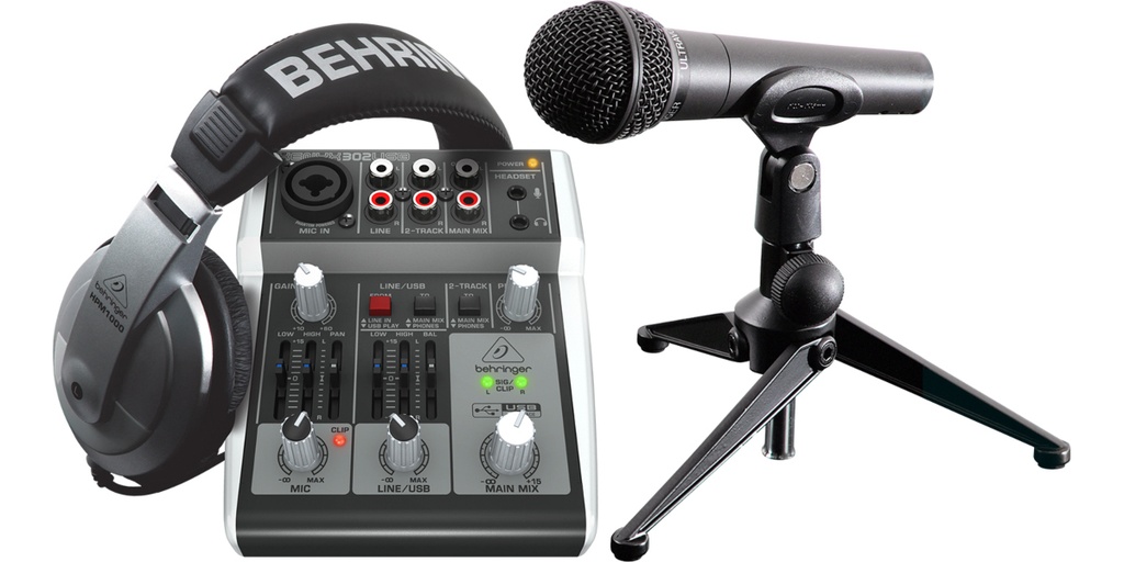 SISTEMA BEHRINGER PODCASTUDIO 2 USB