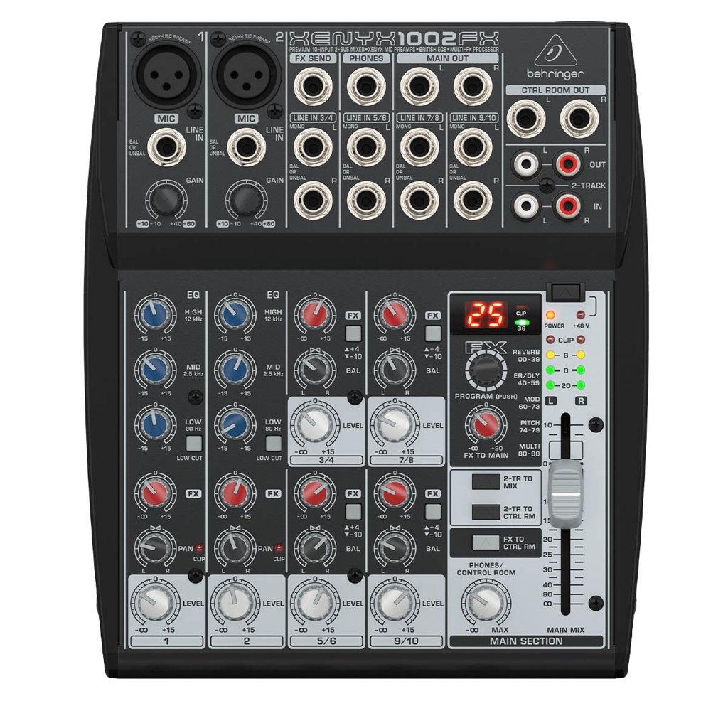 MEZCLADORA ANALOGA BEHRINGER 10 CH 1002SFX