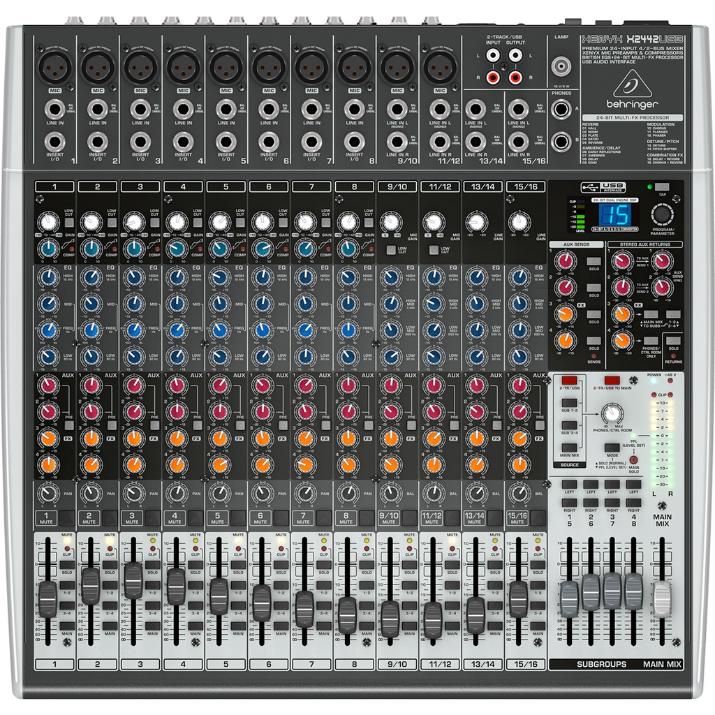 MEZCLADORA BEHRINGER 24CH X2442USB