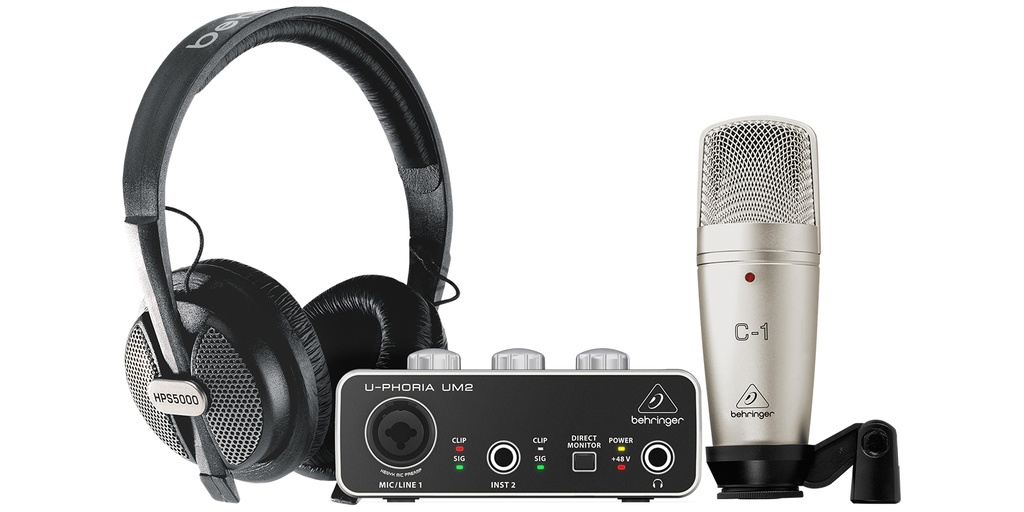 KIT BEHRINGER DE GRABACION U-PHORIA STUDIO