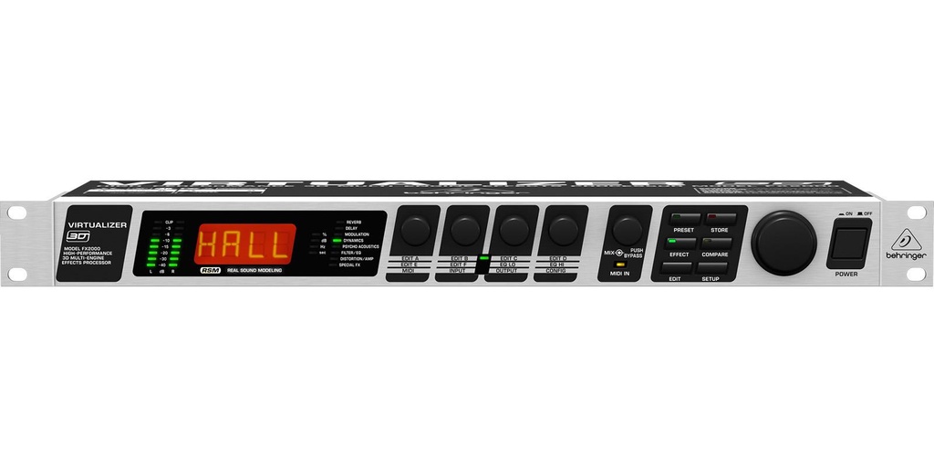 PROCESADOR BEHRINGER D/EFECTOS FX-2000