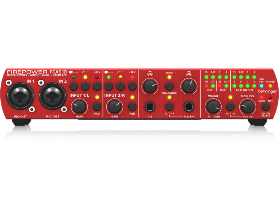 FCA610 INTERFAZ BEHRINGER FIREPOWER 