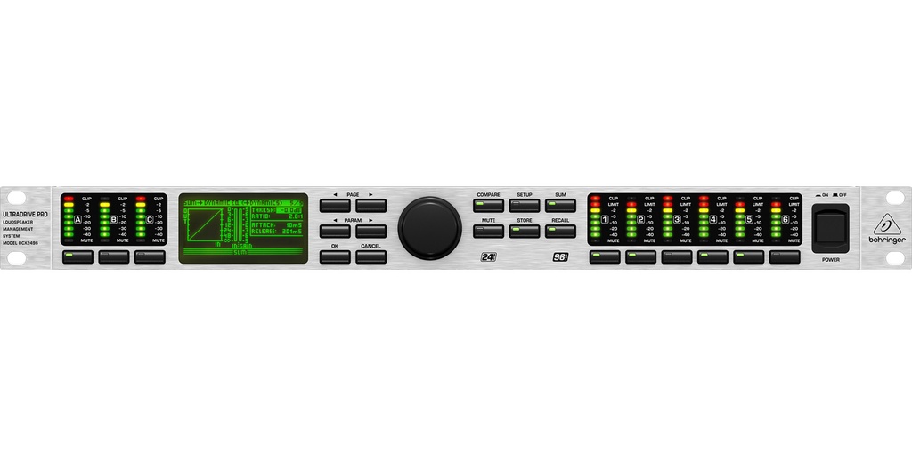 PROCESADOR BEHRINGER DIGITAL DCX2496