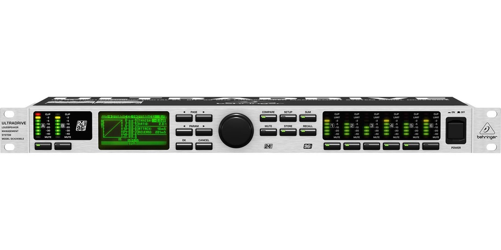 PROCESADOR BEHRINGER ULTRA DRIVER DCX2496LE