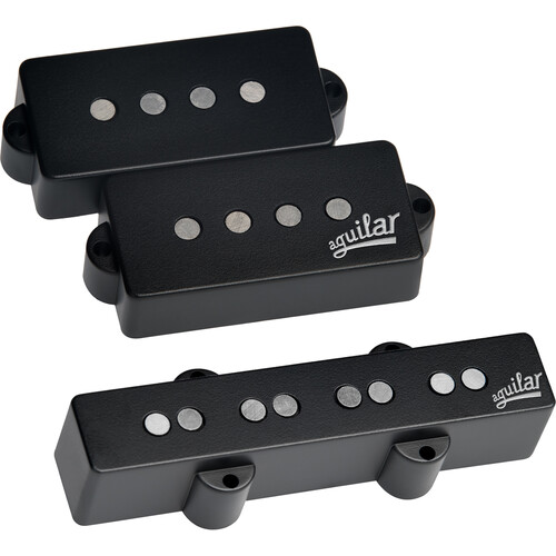 SET DE PASTILLAS AGUILAR COMBINADAS DE ESTILO PU PARA BAJO DE 4 CUERDAS 4PG-HCSET