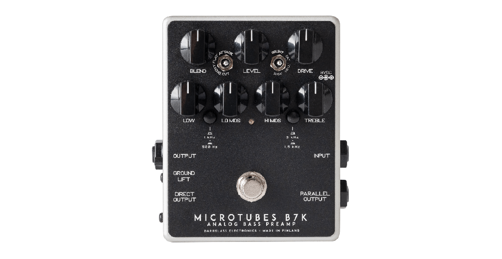 PEDAL DARKGLASS OVERDRIVE PARA BAJO MICROTUBES  B7K V2