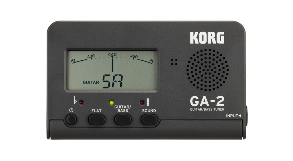 AFINADOR KORG P/GUITARRA Y BAJO GA-2