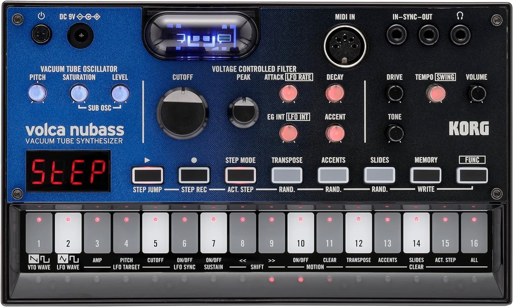 VOLCANUBASS SINTETIZADOR KORG DE BAJO ANALOGA 