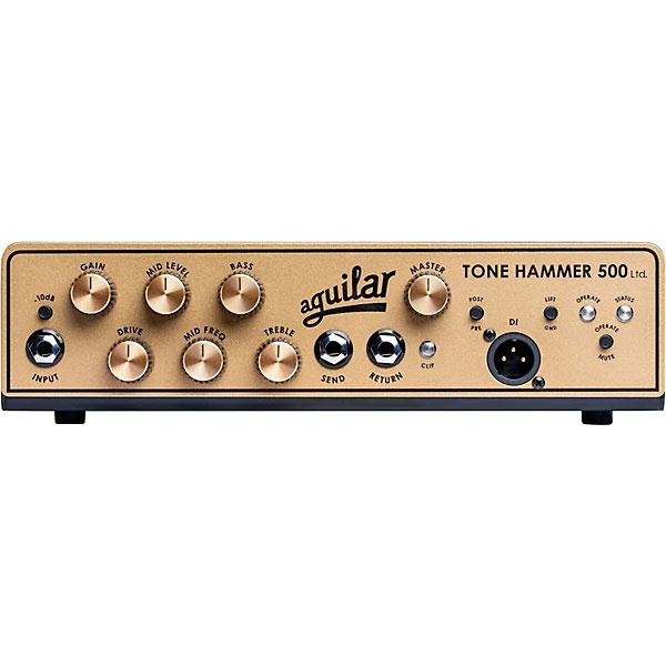 TH500LTDGOLD CABEZAL AMPLIFICADOR PARA BAJO TONE HAMMER 500W AGUILAR 