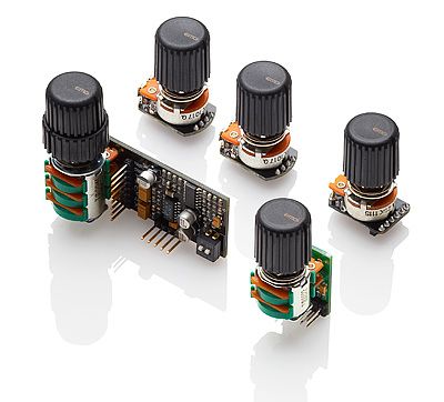 SET 3 POTENCIOMETROS Y 5 PERILLAS EMG-BQS-S