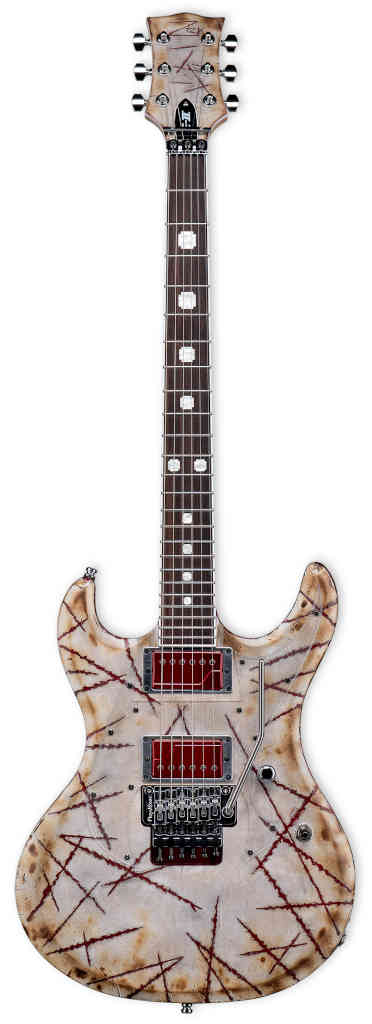 EIIRZK1 GUITARRA ELECTRICA ESP E-II RZK-I BURNT RICHARD ZK