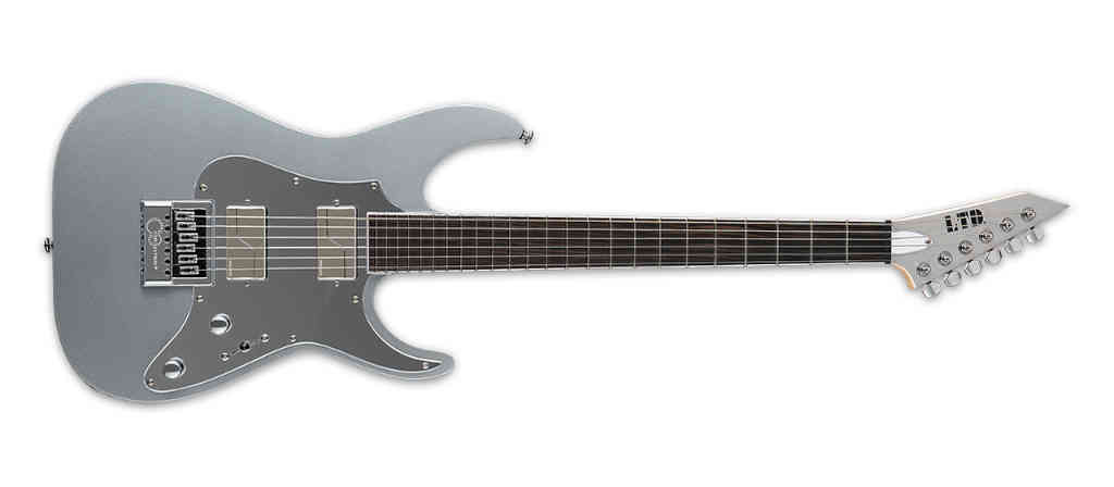 KS M-6 EVERTUNE GUITARRA ELECTRICA LTD KS M-6 EVERTUNE METALLIC SILVER SIGNATURE KEN SUSI