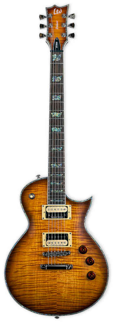 GUITARRA ELECTRICA EC-1000 AMBER SUNBURST LTD LEC1000ASB