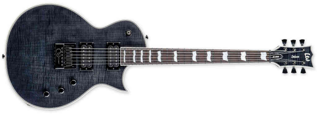 GUITARRA ELECTRICA EC-1000 EVERTUNE SEE THRU BLACK LTD LEC1000ETFMSTBLK