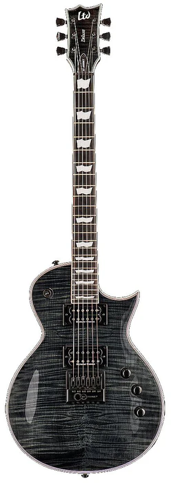GUITARRA ELECTRICA EC-1000 EVERTUNE SEE THRU BLACK LTD LEC1000ETFMSTBLK