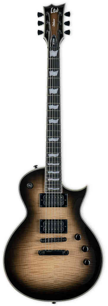 GUITARRA ELECTRICA EC-1000T BLACK NATURAL BURST LTD LEC1000TFMBLKNB