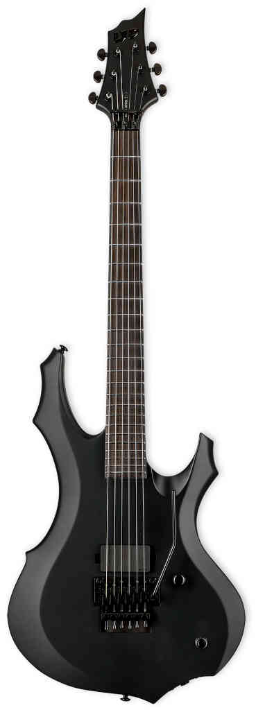 GUITARRA ELECTRICA LTD F BLACK METAL BLACK SATIN LFBKMBLKS