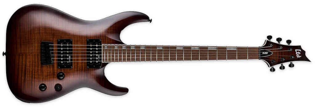 LH200FMDBSB GUITARRA ELECTRICA LTD H-200FM DARK BROWN SUNBURST