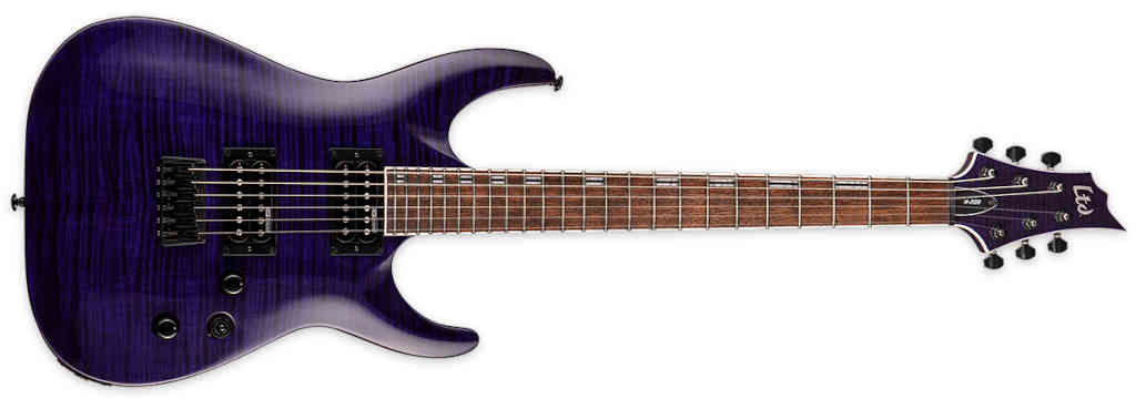 LH200FMSTP GUITARRA ELECTRICA LTD  H-200FM SEE THRU PURPLE