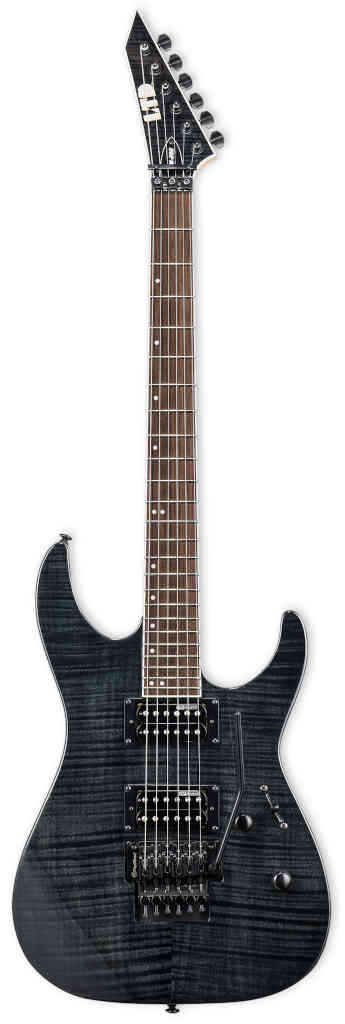 GUITARRA ELECTRICA LTD M-200FM SEE THRU BLACK LM200FMSTBLK