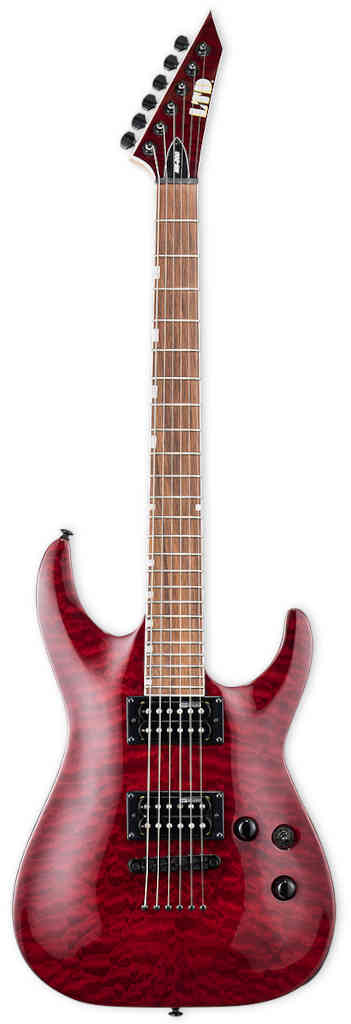 GUITARRA ELECTRICA LTD MH-200QM NT SEE THRU BLACK CHERRY LMH200QMNTSTBC