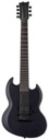 GUITARRA ELECTRICA LTD VIPER-7 BARITONE BLACK METAL ELECTRIC GUITAR - BLACK SATIN LVIPER7BBKMBLKS