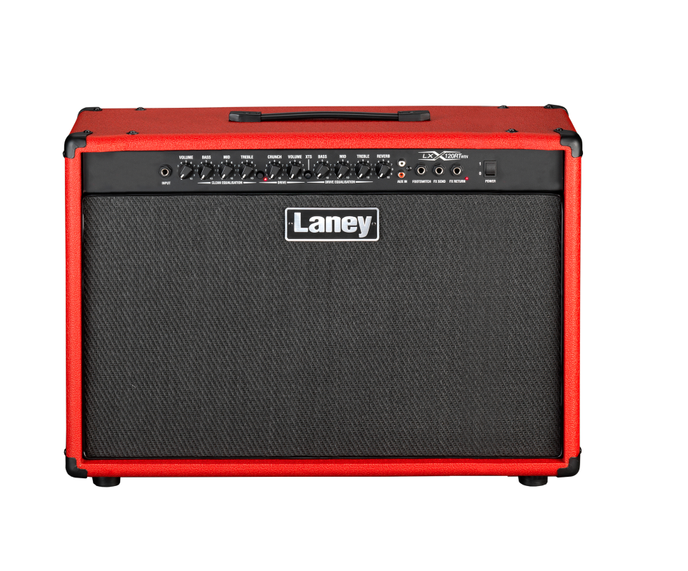 AMPLIFICADOR LANEY PARA GUITARRA DE 2X12" LX120RT-RED